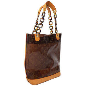 Louis Vuitton Ambre Cabas bag Brown Monogram Shoulder Vinyl tote